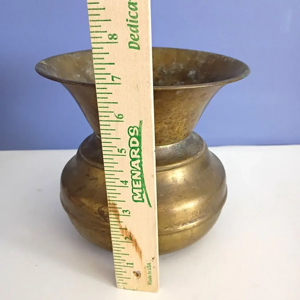 Beech Nut Spitting Contest Vintage Brass Spittoon